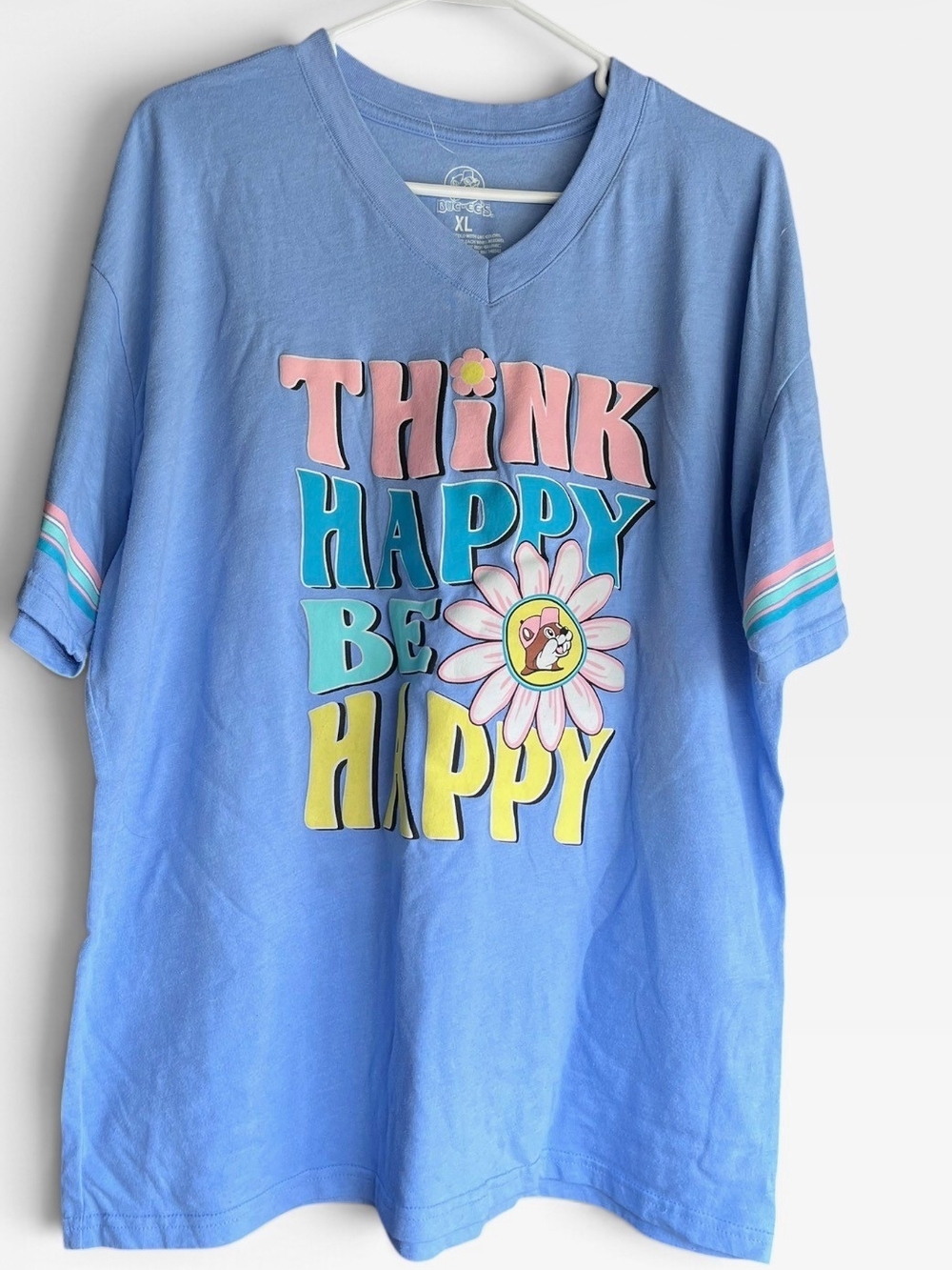 Think Happy Be Happy Buc-ees Xl